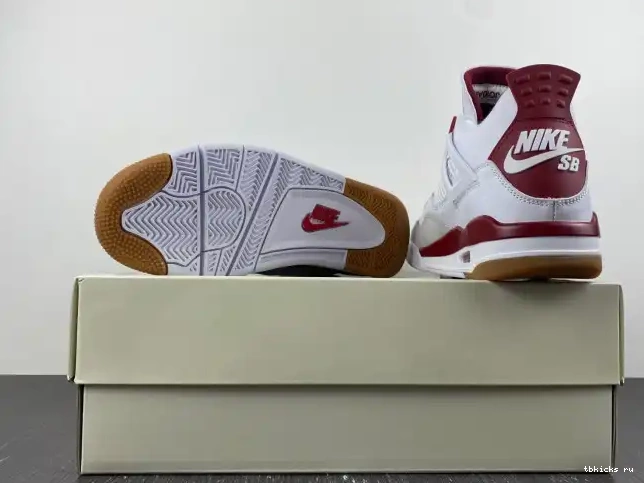 Rep TB DR5415-160 4 SB Retro Red Jordan Pine 0610